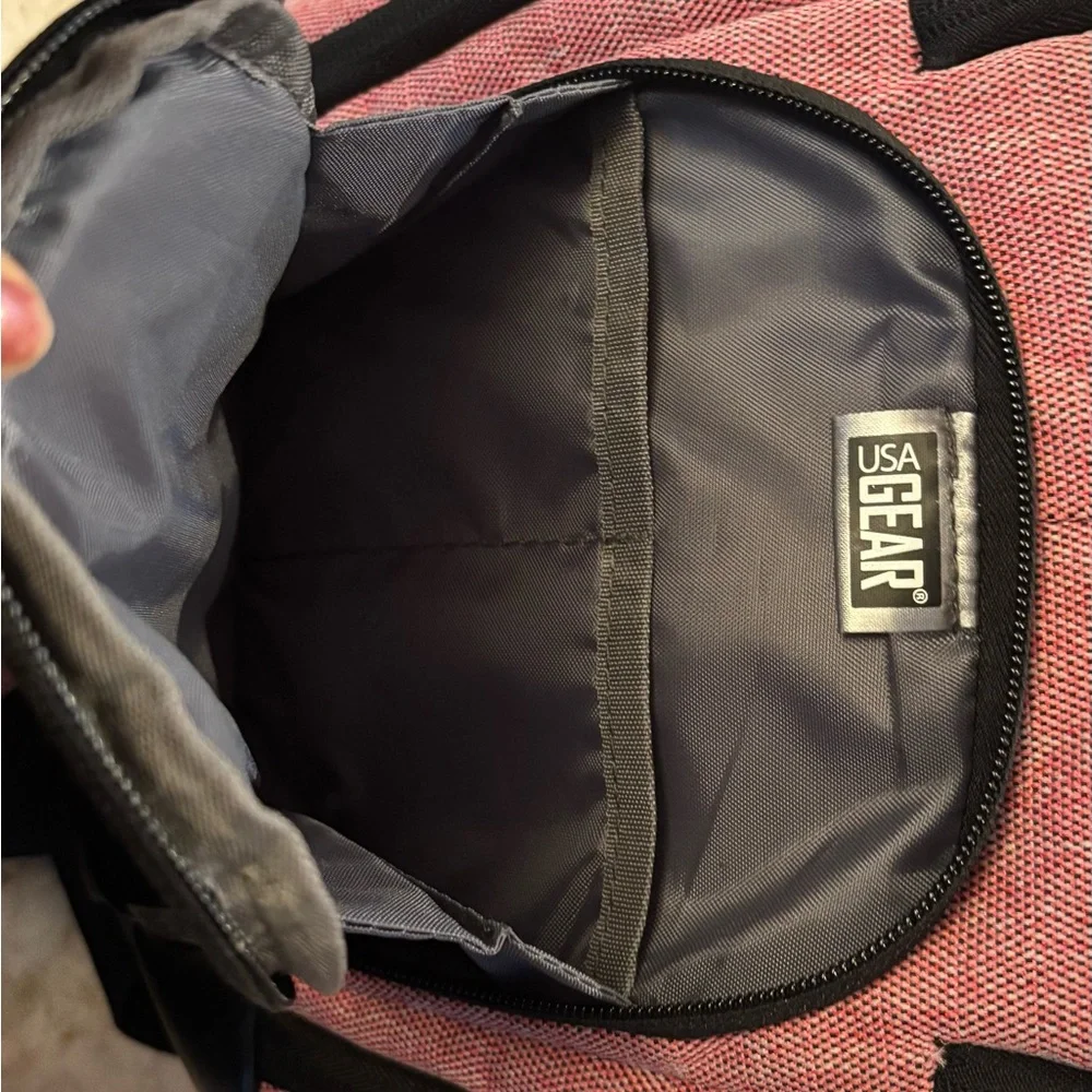 USA Gear pink camera bag, large